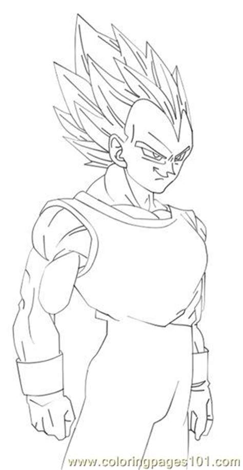 Dragon ball super, logo and robot. Vegeta1lineart By Imran Ryo Coloring Page - Free Vegeta Coloring Pages : ColoringPages101.com