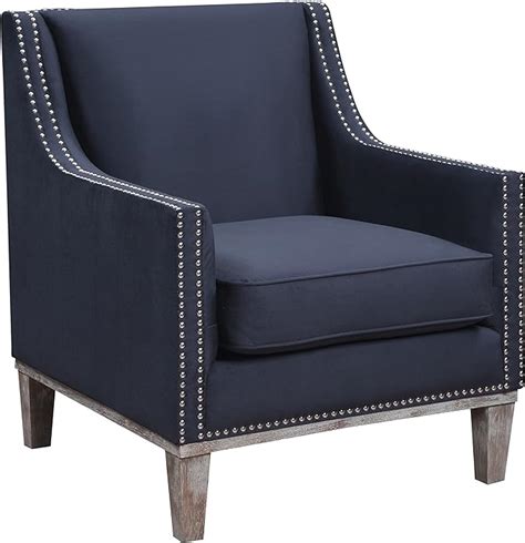 Modern Transitional Upholstered Accent Arm Chairs With