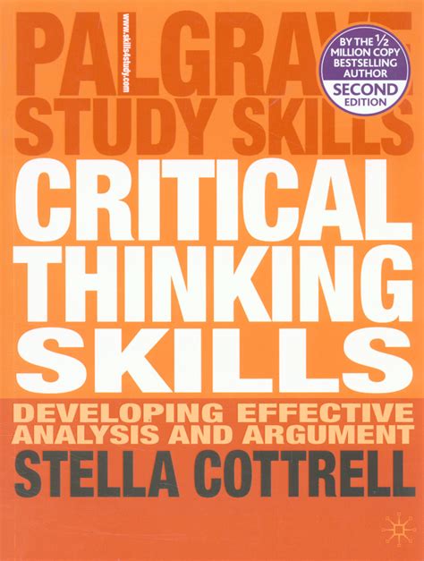 Critical Thinking Skills Developing Effective Analysis And Argument 2nd Ed Cottrell Stella Part