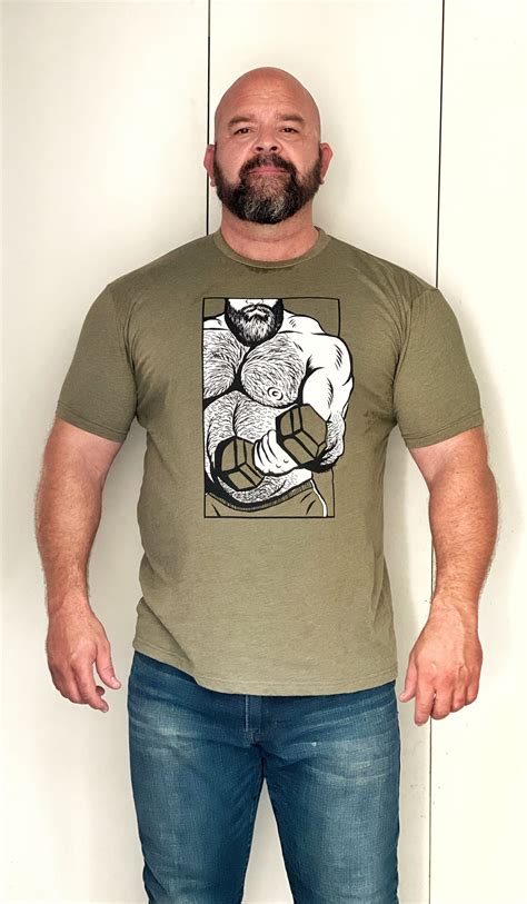 Big Jim TShirt Tank Military Green Gay Bear T Shirt Etsy