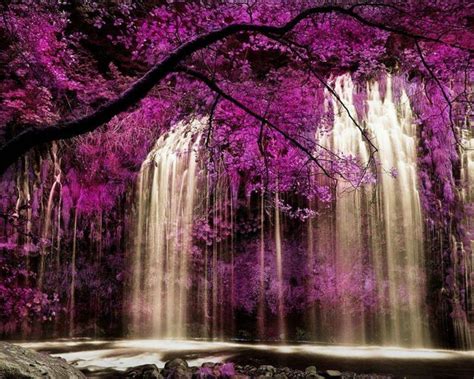purple waterfall wallpapers top free purple waterfall backgrounds wallpaperaccess