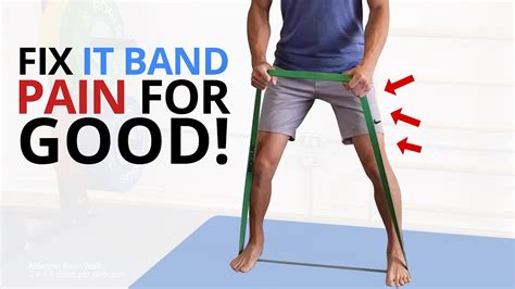 6 Exercises To Fix A Tight It Band Itb Syndrome Pain For Good