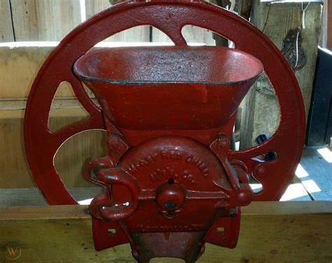 Antique Red Chief Grist Mill Grinder 1852797263