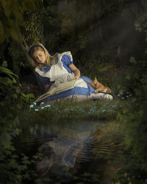Alice In Wonderland Book Now Blue Fairy Photography