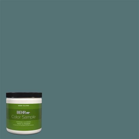 Behr Premium Plus 8 Oz Ppu13 02 Juniper Berries Semi Gloss Interior