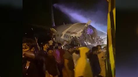 Air India Flight From Dubai To Kozhikode Crashes Breaks Into 2 Parts