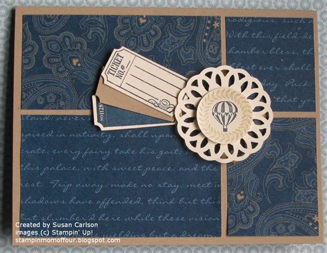 Stampin Mom Of Four Remarkable Stamp Of The Month Blog Tour Collage Curios