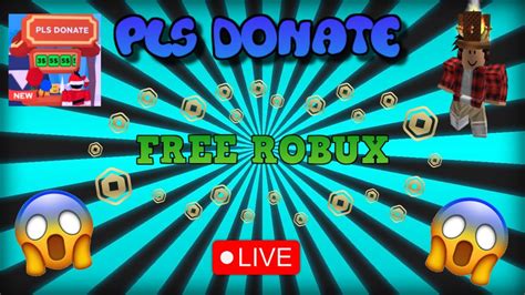 Giving Away Free Robux In Pls Donate Youtube