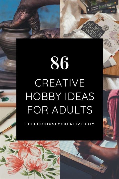 This List Of Hobbies For Adults Is Geared Towards Creative Activities