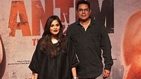 Salman Khan's Sister Alvira Khan With Husband Atul Agnihotri At Special ...