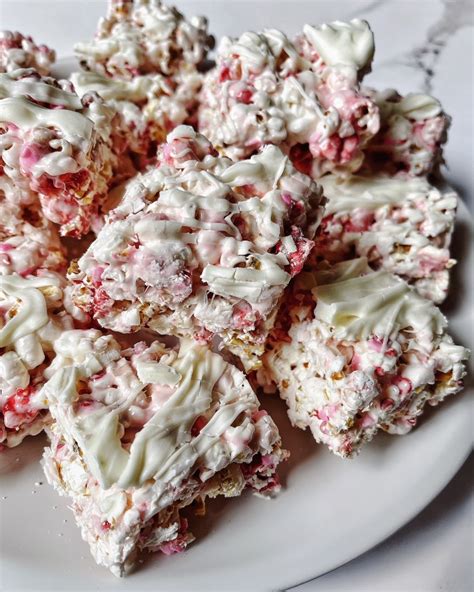 Valentines Marshmallow Popcorn Treats ~ Gluten Free