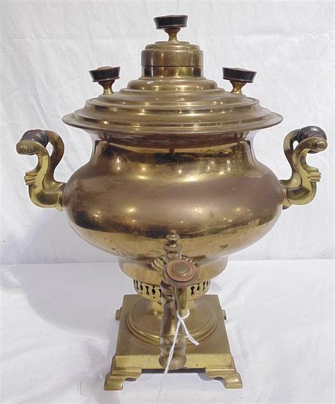 Sold Price Old Russian Brass Samovar February 6 0114 200 Pm Est