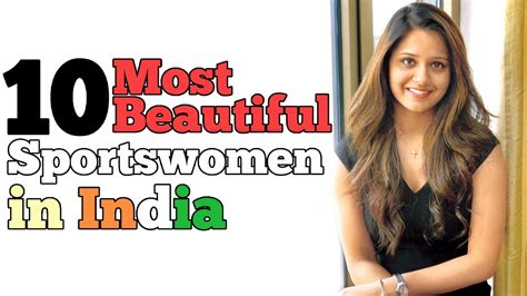 Most Beautiful Sportswomen In India Youtube