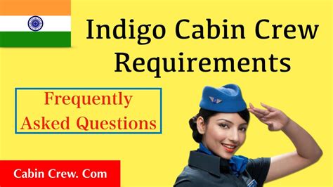 As a passenger, you probably never required to consider that they are there to do more than serve you a drink and pretzels! Indigo Cabin Crew Requirements - YouTube