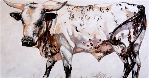 Terry Kobus Originals Gallery White Nguni Bull