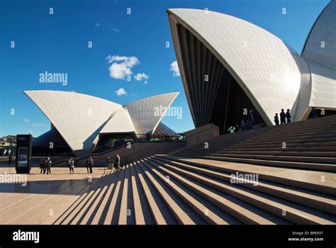 Sydney Opera House Steps Stock Photo Alamy