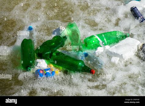 Plastic Bottles Floating Stock Photo Alamy