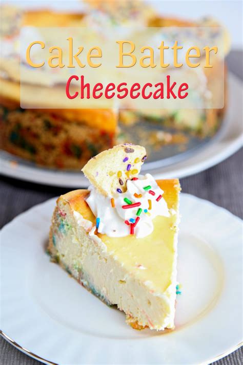 Cake Batter Cheesecake