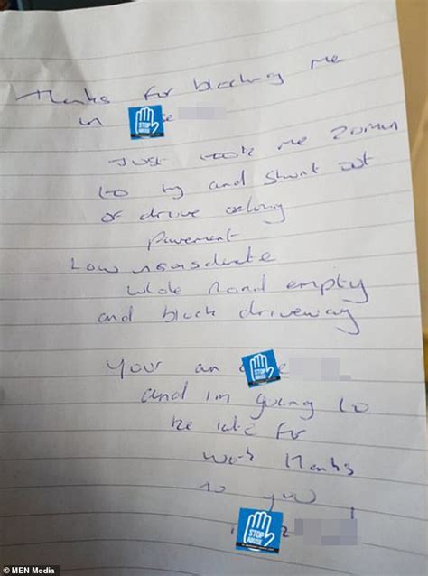 Angry Neighbour Leaves Foul Mouthed Note On Ambulance Windscreen After