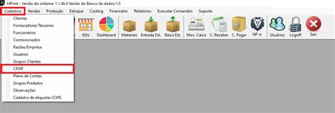 Cfop Como Cadastrar Um Cfop No Sistema Holdprint Holdprint Sistemas