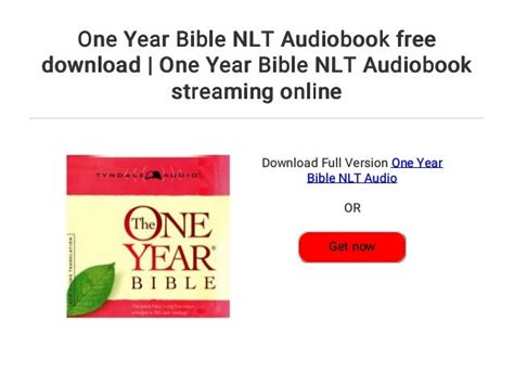 One Year Bible Nlt Audiobook Free Download One Year Bible Nlt Audio