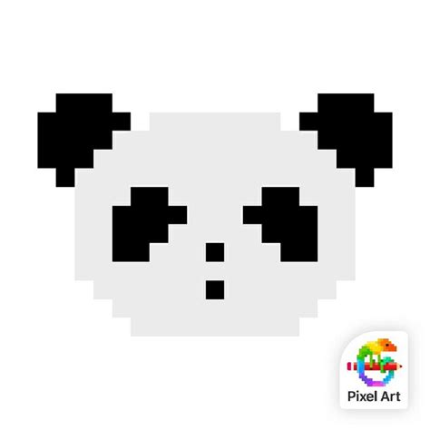 Pixel Arte De Panda Arte De Panda Dibujos Arte