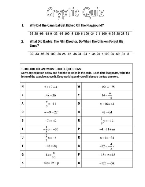 Do not rearrange or delete any of the questions. 13 Best Images of Did You Hear About Math Worksheet Answer ...