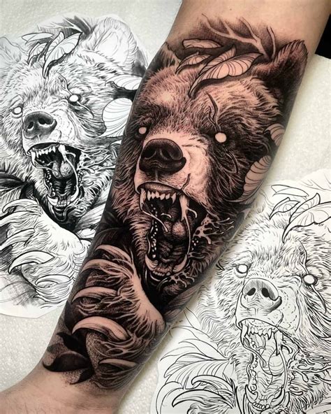 34 Bear Tattoo Ideas For Men And Women In 2023