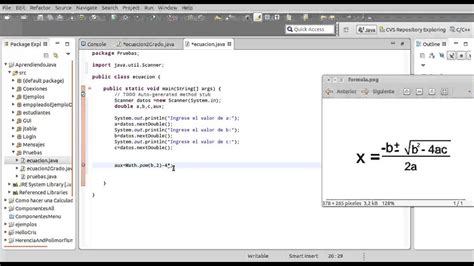 Resolver Ecuacion De Segundo Grado En Java Youtube