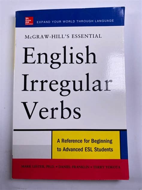 Mcgraw Hill S Essential English Irregular Verbs Mark Lester Od K Reknihy