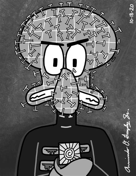 Pinhead Squidward By Redsofaanimation On Newgrounds