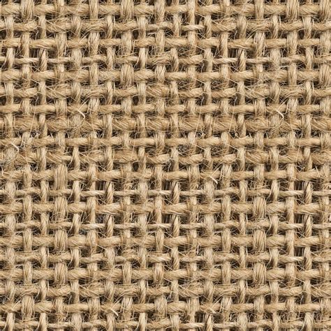 Seamless Tileable Fabric Jute Texture Pattern Closeup Stock Photo By