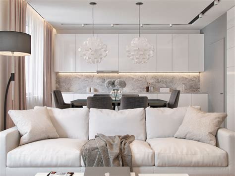 Apartment On Behance Home Living Room Minimalist Living Room Decor