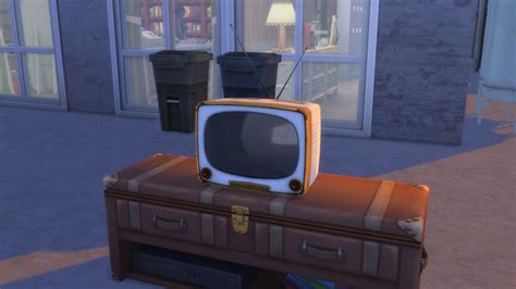 Ozyman4 Cc For The Sims 4 Recolorremodding Ok Vintage Tv