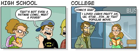 high school vs college when you re a nerd dorkly college high school school