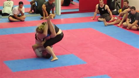 Woman Vs Man Grappling Submission Match Youtube