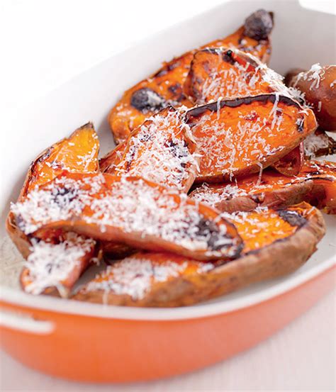 Caramelized Sweet Potatoes With Smoked Sea Salt And Pecorino Recipe
