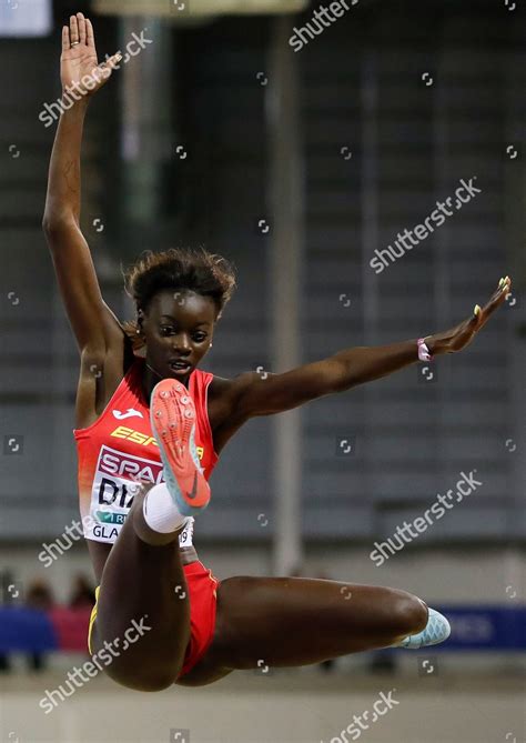 Fatima Diame Spain Competes Womens Long Redaktionelles Stockfoto