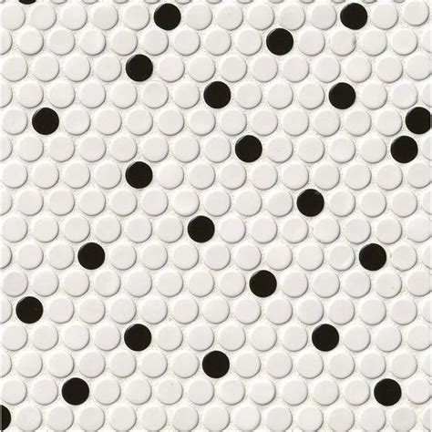 Penny Round Porcelain Mosaic Wall And Floor Tile Penny Round Mosaic