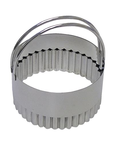 Stainless Fluted Biscuit Cutter 325 Inches