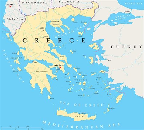Mappa Grecia Da Stampare