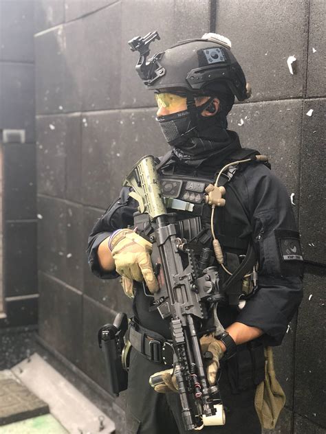 South Korean Police Special Operations Unit Sou Member Policefans