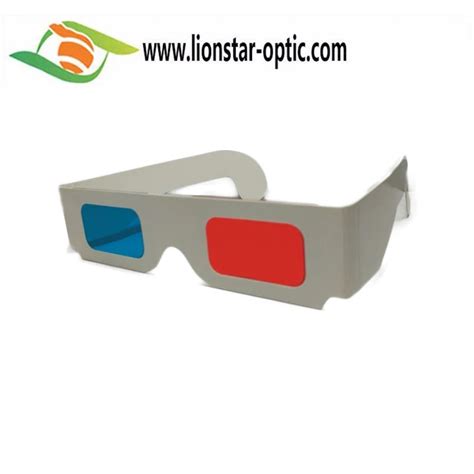 Universal 3d Paper Glasses Red Blue Cyan Plasma Movie Game 3d Dimensional Anaglyph Framed Vision