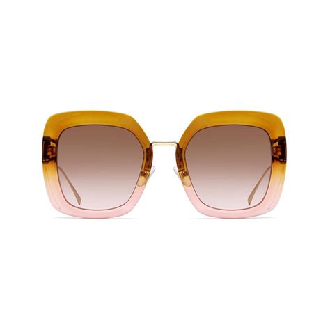 Fendi Womens Sunglasses Brown Pink Womens Designer Sunglasses Touch Of Modern