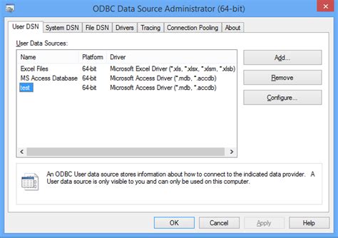 Stata Faq Configuring Odbc In Windows