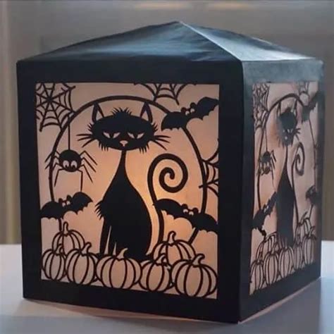 Halloween Paper Lantern Template Party With Unicorns