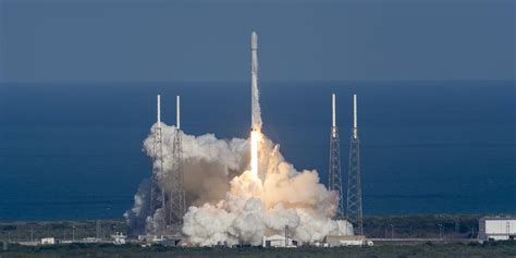 Spacex Releases Photos Of Tilted Falcon 9 Rocket Floating Back To Port