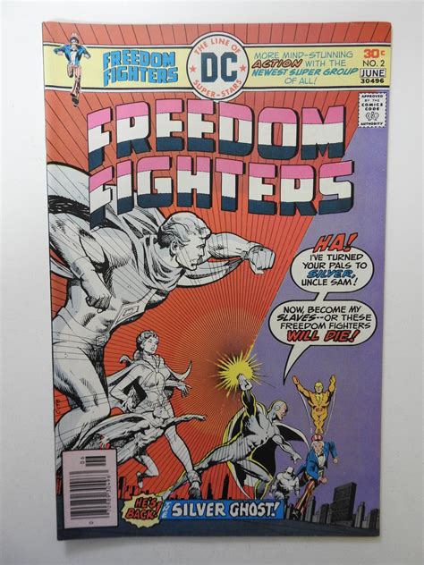 Freedom Fighters VG Condition In Tear Fc Comic Books Bronze Age DC Comics