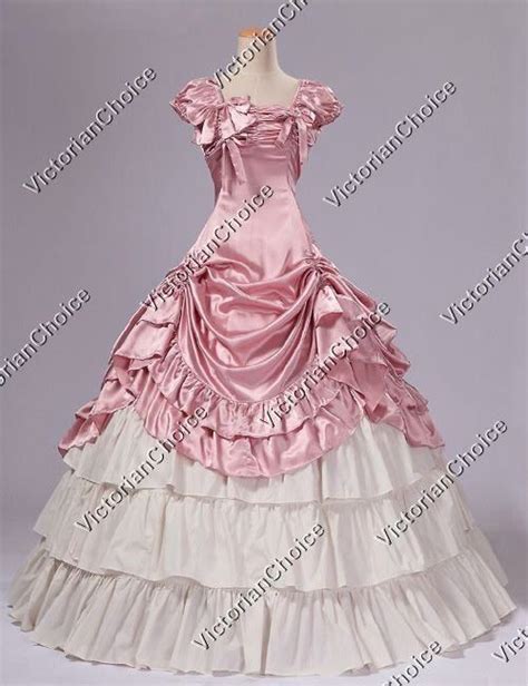High Quality Southern Belle Victorian Prom Dress Ball Gown Reenactment Theatre Costume Prom