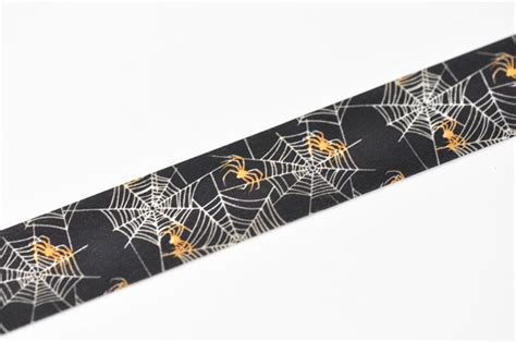 Spider Web Washi Tape Halloween Masking Tape 20mm Wide X 5m Etsy